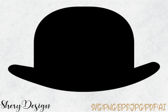 Bowler Hat SVG: Graphics for Crafts & Creative Branding