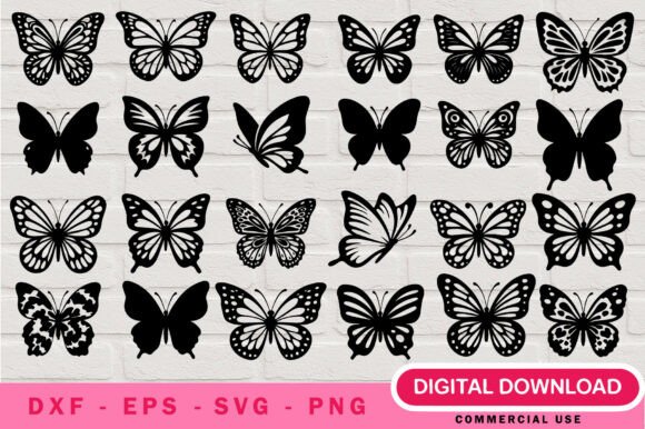Fluttering Butterfly SVG Pack: Graphics & Illustrations