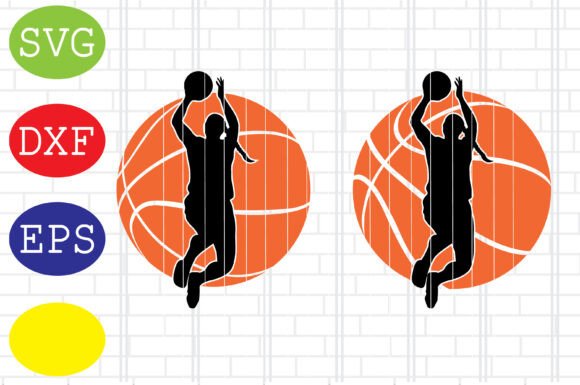 Girl Basketball Players SVG Files: Graphics for Crafts & Branding