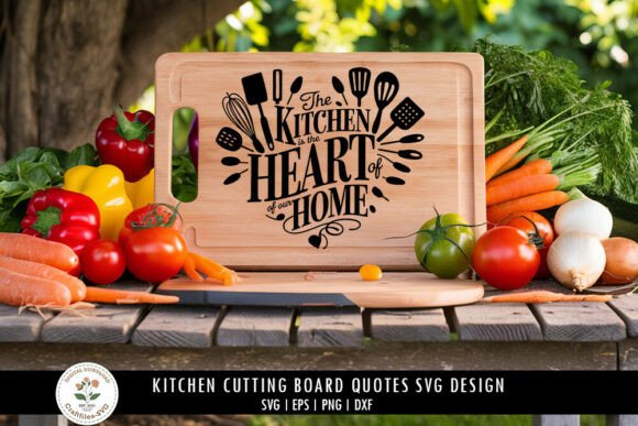 Kitchen Sign SVG – Kitchen Is Heart of