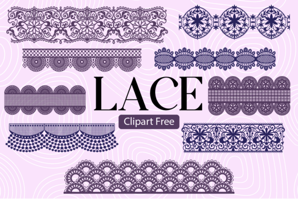 Lace Clipart Free: Graphics for Craft & Commercial Freebies
