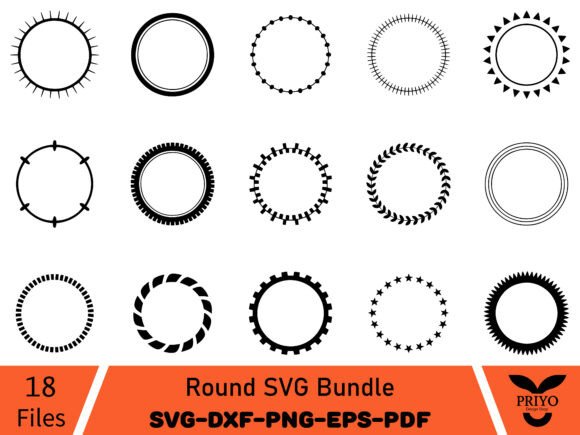 Round SVG Bundle: Graphics & Illustrations for Warm, Handmade Branding