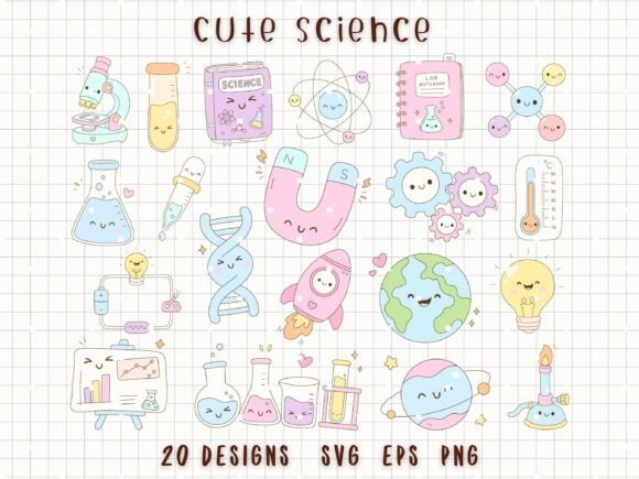 Science SVG Bundle STEM School SVG Graphics