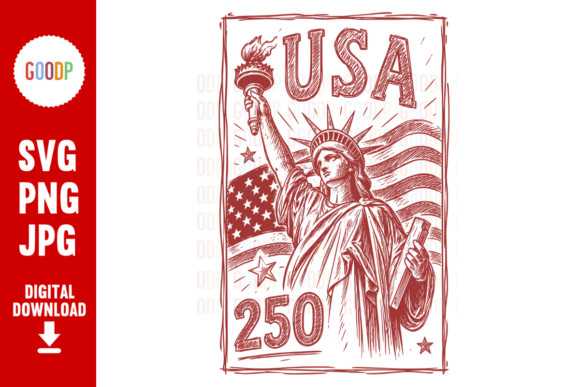 Vintage USA 250 Graphics & Illustrations